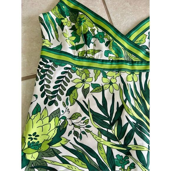 J.Crew Tropical Print V-Neck Sleeveless Top - Picture 5 of 8